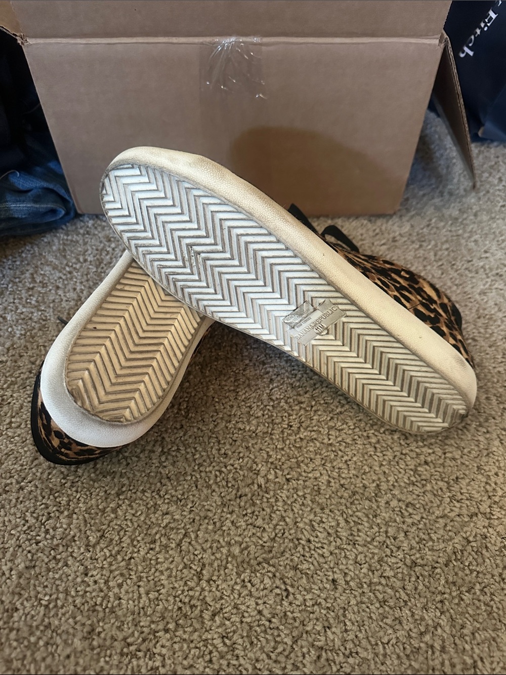 Banana Republic Leopard-Print Lace-Up Sneakers - Picture 3 of 3